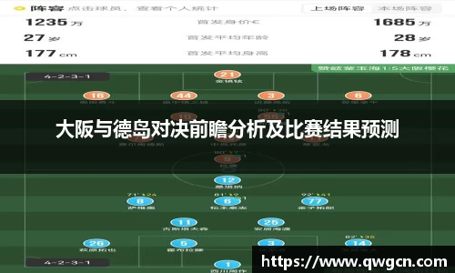 大阪与德岛对决前瞻分析及比赛结果预测