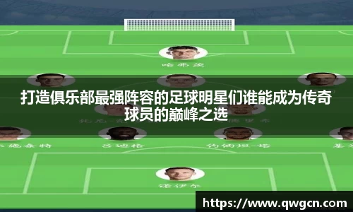 打造俱乐部最强阵容的足球明星们谁能成为传奇球员的巅峰之选